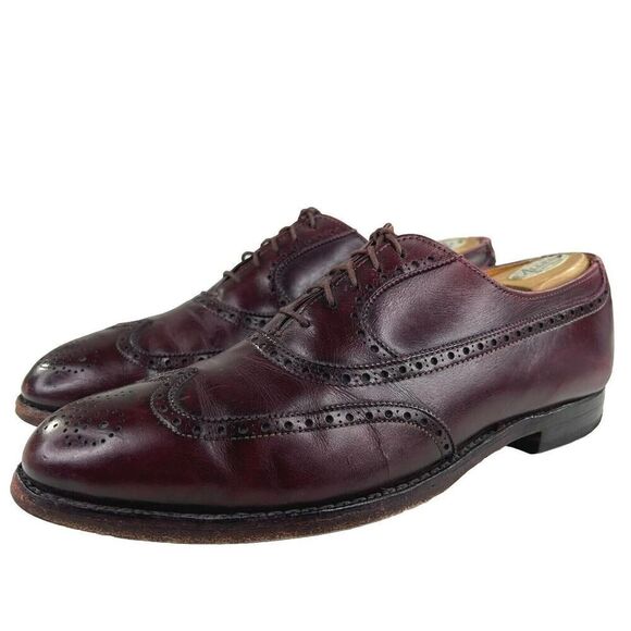 LAURENT di MASCIO Men’s Handmade Bamoral Dress Shoes – Dark Burgundy Size 7.5 M LAURENT di MASCIO Men main image 2